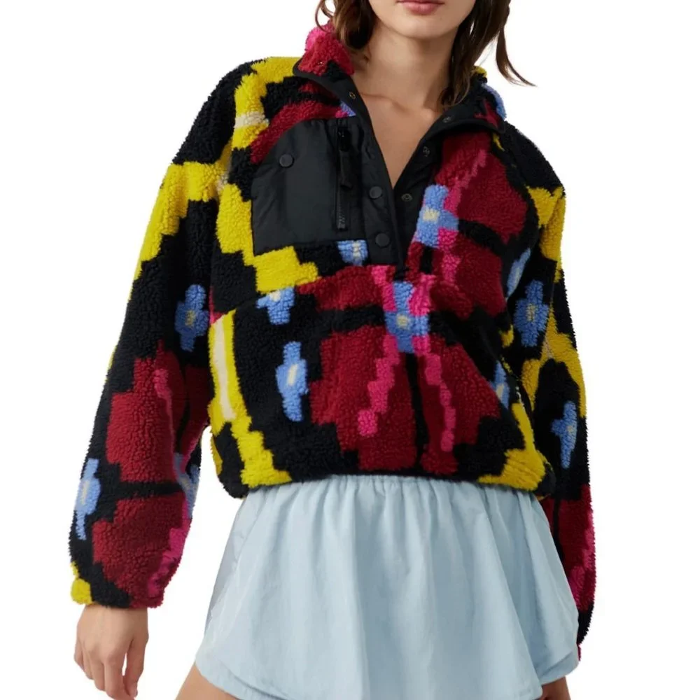 NWOT Free People Rocky Ridge Pullover Jacket
